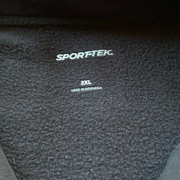 Sport-tek sharks pull over sweatshirt 1/4 zip sharks NHL corona black men’s 2XL - Picture 5 of 7